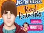 Juega Justin Bieber en la peluqueria